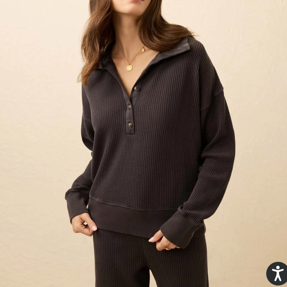 Faherty Après Waffle Henley